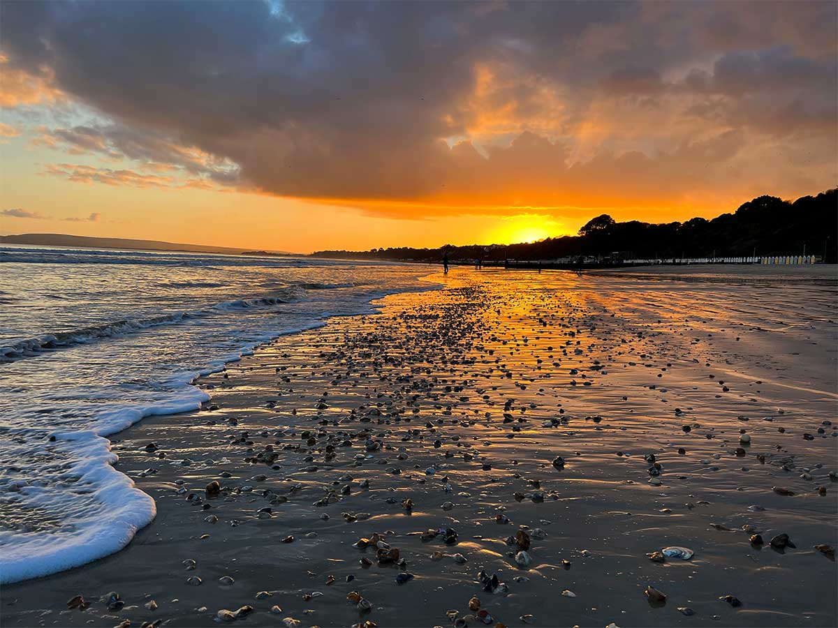 Bournemouth Beach at Sunset